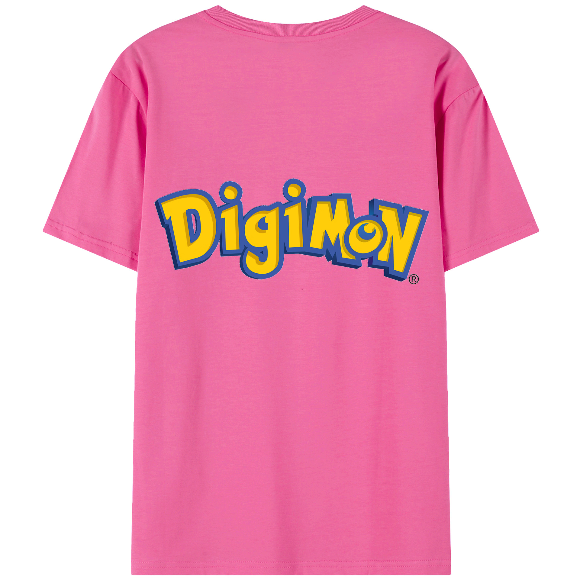 （画像用） Digimon デジタルモンスター/デジモン レディース半袖Tシャツ(バックプリント)